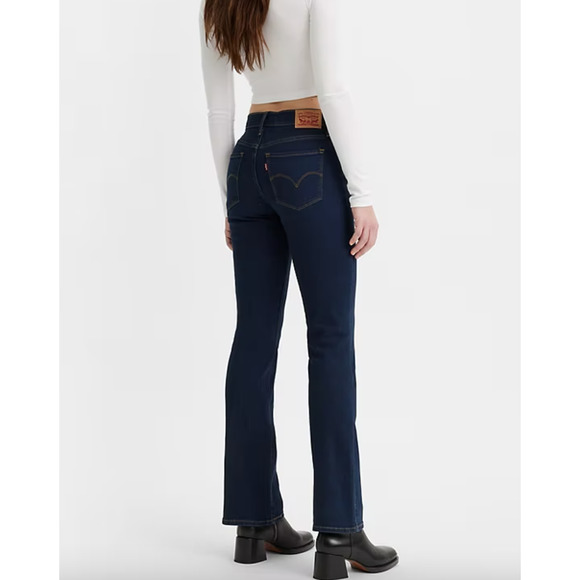 Levi's 315 Shaping Bootcut Jeans | Womens 30 Tall 34" inseam, Dark Wash - Picture 3 of 10